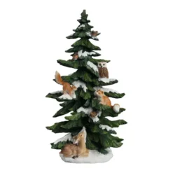 Albero di Natale da 41 cm con animali 1/2