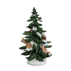 Albero di Natale da 34 cm con animali 1/4