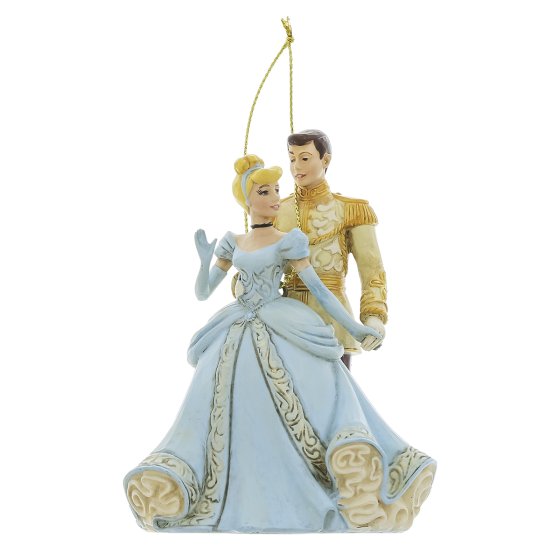 Ornamento Appeso "Cenerentola e il Principe" Disney Traditions by Jim Shore (10 cm) – Cod. 6017549