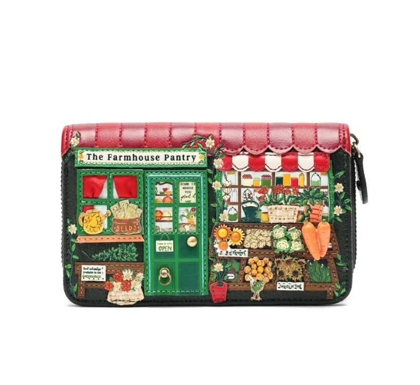 Vendula – Farmhouse Pantry Medium - Ziparound Wallet